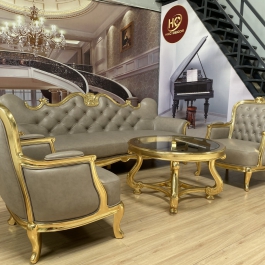 BỘ BÀN GHẾ DÁT VÀNG HKC
